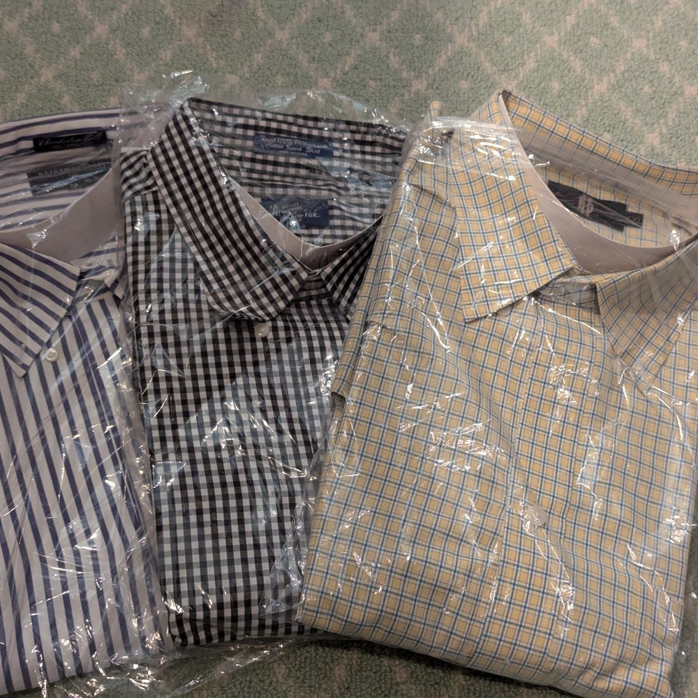 Men's Classic Checkered and Striped Shirts